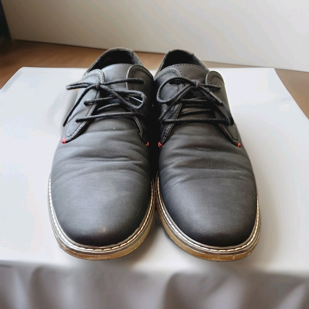 Jousen Milano‎ Men's US 11.5 Black Lace Up Dress Shoes Business Casual Office